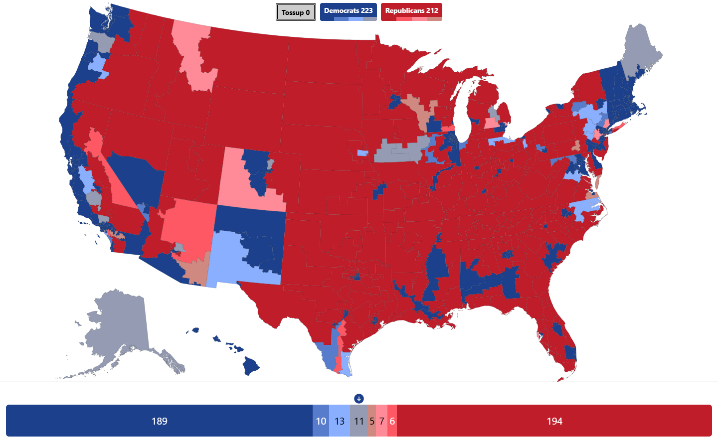 Democrats Slightly Favored To Take House